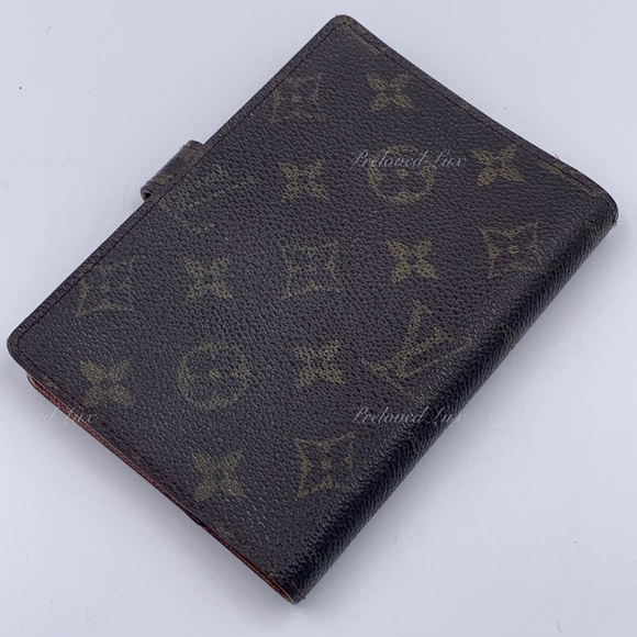 Authentic LOUIS VUITTON Monogram Canvas Small Ring Agenda PM - Picture 5 of 13